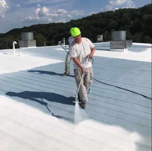 white roofing